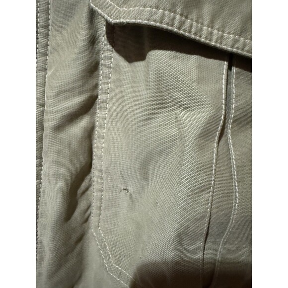 Guess Jeans Womens Jacket S Small Green Full Zip Warm Collared Pockets - Picture 4 of 11